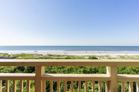 Balcony At The Beach House in Caswell Beach