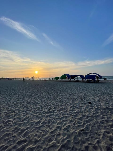 Day, Natural landscape, Beach, Sea view, Sunset