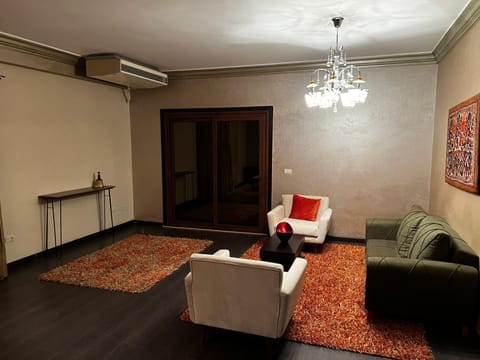 Living room, Seating area, air conditioner