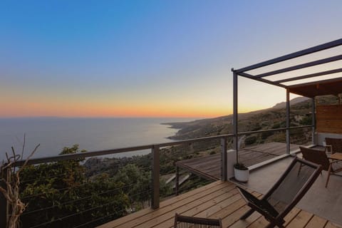 View (from property/room), Balcony/Terrace, Sea view, Sunset