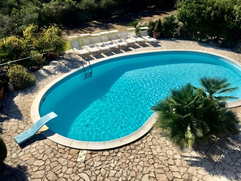 Pool view, Swimming pool, sunbed