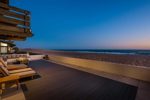 Natural landscape, View (from property/room), Balcony/Terrace, Beach, Sea view, Sunset, sunbed