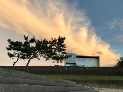 Property building, Sunset