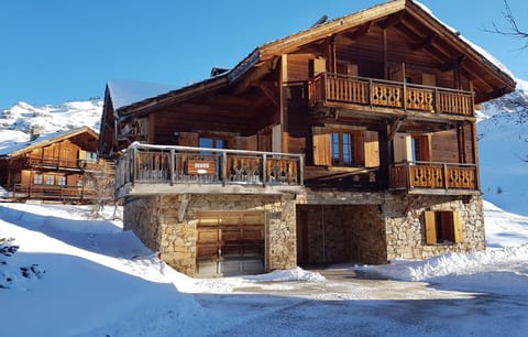 Property building, Natural landscape, Winter, Mountain view