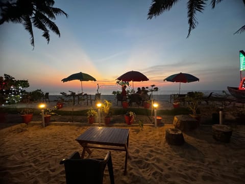 Natural landscape, Beach, Sea view, Sunset