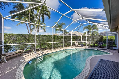 Naples Vacation Rental Home with Heated Private Pool House in Lely Resort