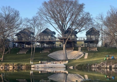 Treetop River Cabins on the Guadalupe River Alojamento de natureza in Center Point