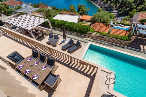 Patio, Day, Pool view