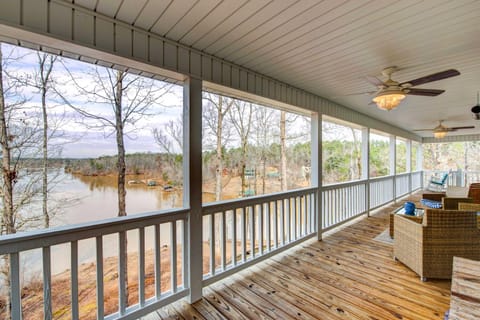 Georgia Home on Lake Sinclair with Private Dock House in Lake Sinclair