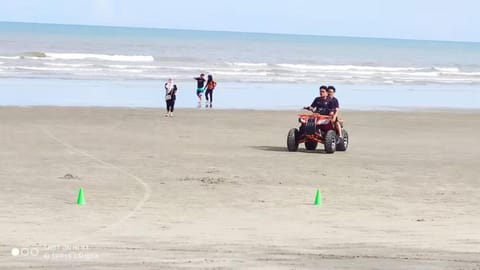 People, Natural landscape, Beach, Sea view