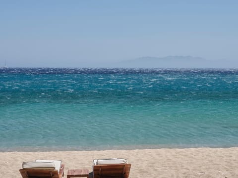 Day, Natural landscape, Beach, Sea view, sunbed