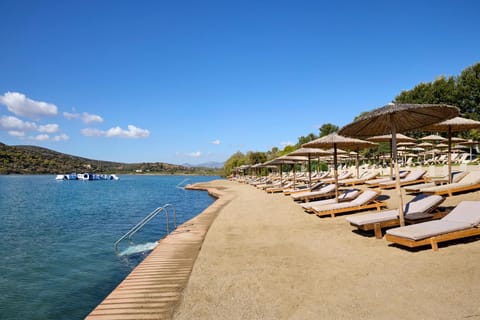 Day, Natural landscape, Beach, Sea view, sunbed