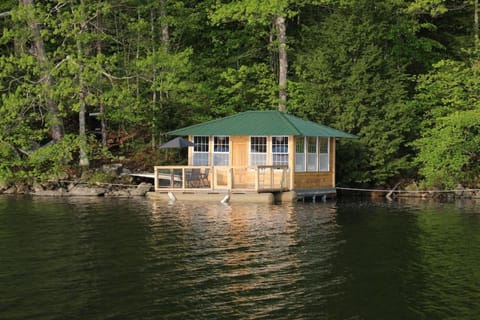 Property building, Natural landscape, Lake view