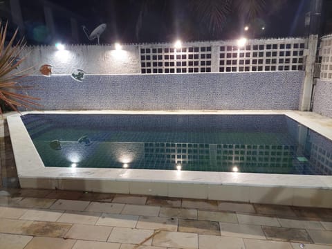 Night, Pool view, Swimming pool