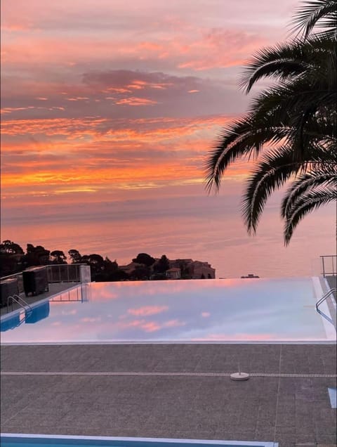 Luxueux appartement - vue mer - piscine - free parking - Monaco Condo in Cap-d'Ail