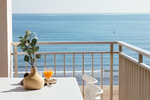 View (from property/room), Balcony/Terrace, Beach, Sea view