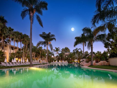 Night, Swimming pool