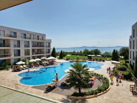 Day, Pool view, Sea view, Swimming pool