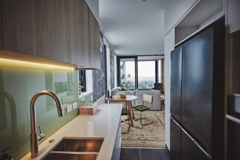 Modern 2BR Apt - Panoramic views - WiFi - Netflix Apartamento in Auckland