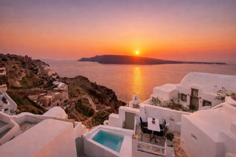 Patio, Natural landscape, Sunset