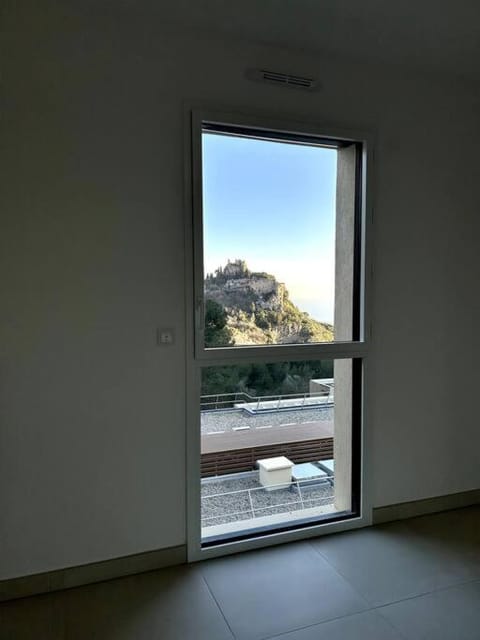 Natural landscape, View (from property/room), Bedroom, Mountain view