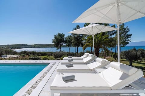 Beachfront Villa Seascape in the Greek Riviera Villa in Argolis, Greece