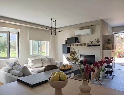 Living room, Seating area, Dining area