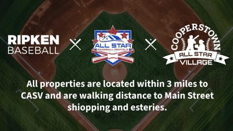 Babe Ruth Apt 2 All Star Baseball Rentals Apartment in Oneonta