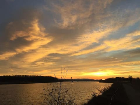 River view, Sunset