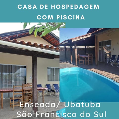 Casa B com Piscina Enseada Ubatuba Max06 Hosp House in São Francisco do Sul