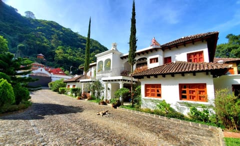 Property building, Natural landscape, Mountain view, Street view