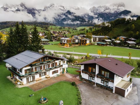 Property building, Natural landscape, Bird's eye view, Mountain view