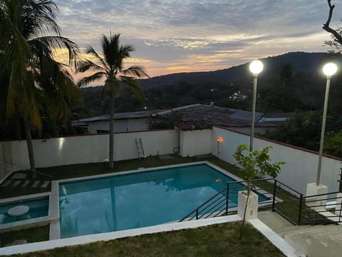 Natural landscape, Mountain view, Swimming pool, Sunrise, Sunset