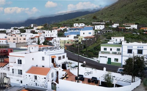 Property building, Natural landscape, Bird's eye view, Mountain view