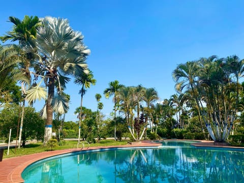 Spring, Day, Natural landscape, Garden, Garden view, Pool view, Swimming pool