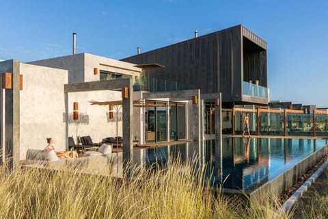 Property building, Pool view, Swimming pool