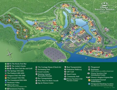 Disney's Saratoga Springs Resort and Spa Aparthotel in Lake Buena Vista