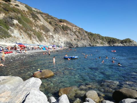 People, Beach, Sea view