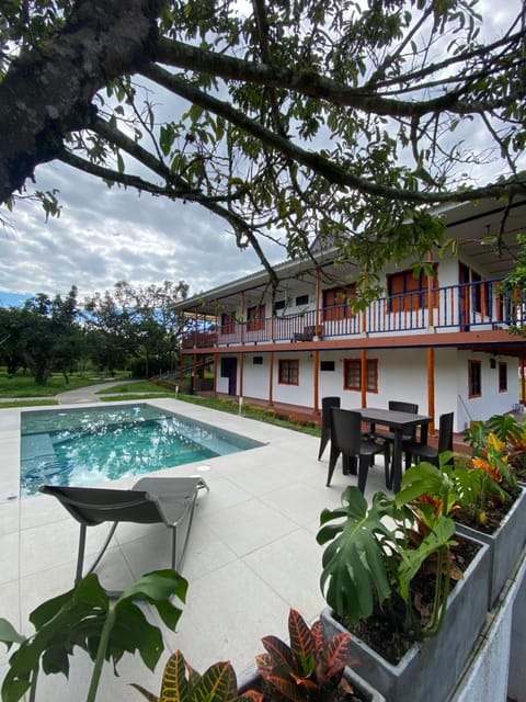 Garden view, Swimming pool, sunbed