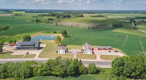 Property building, Natural landscape, Bird's eye view