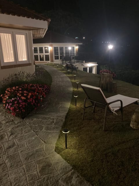 Night, Garden, Garden view