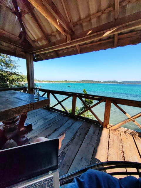 Natural landscape, View (from property/room), Balcony/Terrace, Beach, Sea view