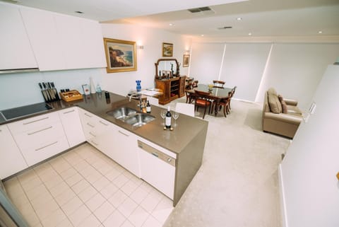 Kitchen or kitchenette, Living room, Dining area