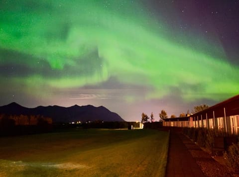 Night, Natural landscape, Mountain view