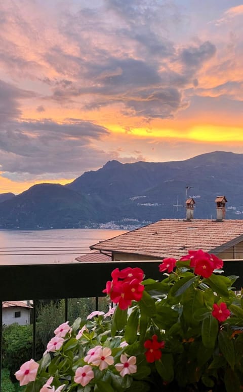 Natural landscape, View (from property/room), Lake view, Mountain view, Sunset