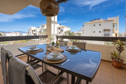 18 Nice apt balcony pool view close to Duquesa Golf and Beach Manilva Andalusia Condo in San Luis de Sabinillas
