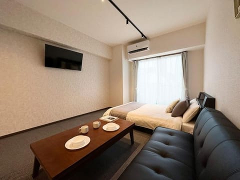 bHOTEL Nagomi - Cozy 1BR Apartment with Balcony for 3Ppl Maison in Hiroshima