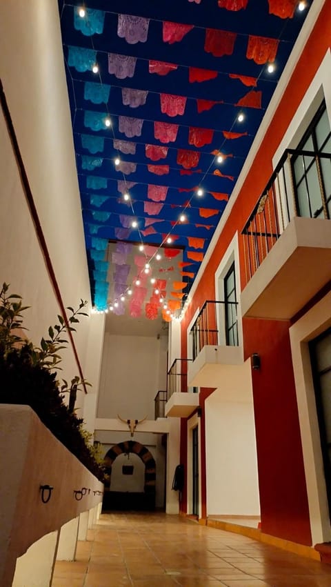 Property building, Night, Balcony/Terrace