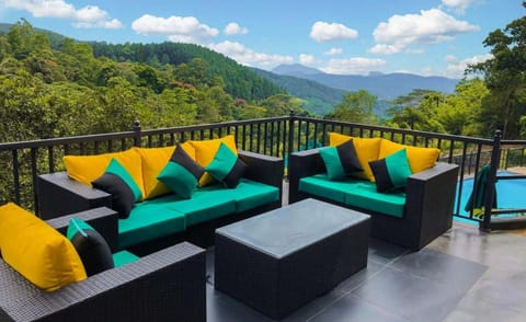 Patio, Seating area, Mountain view