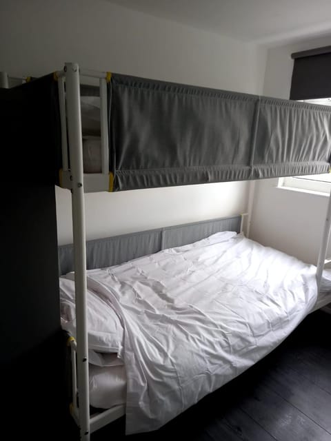 Photo of the whole room, bunk bed